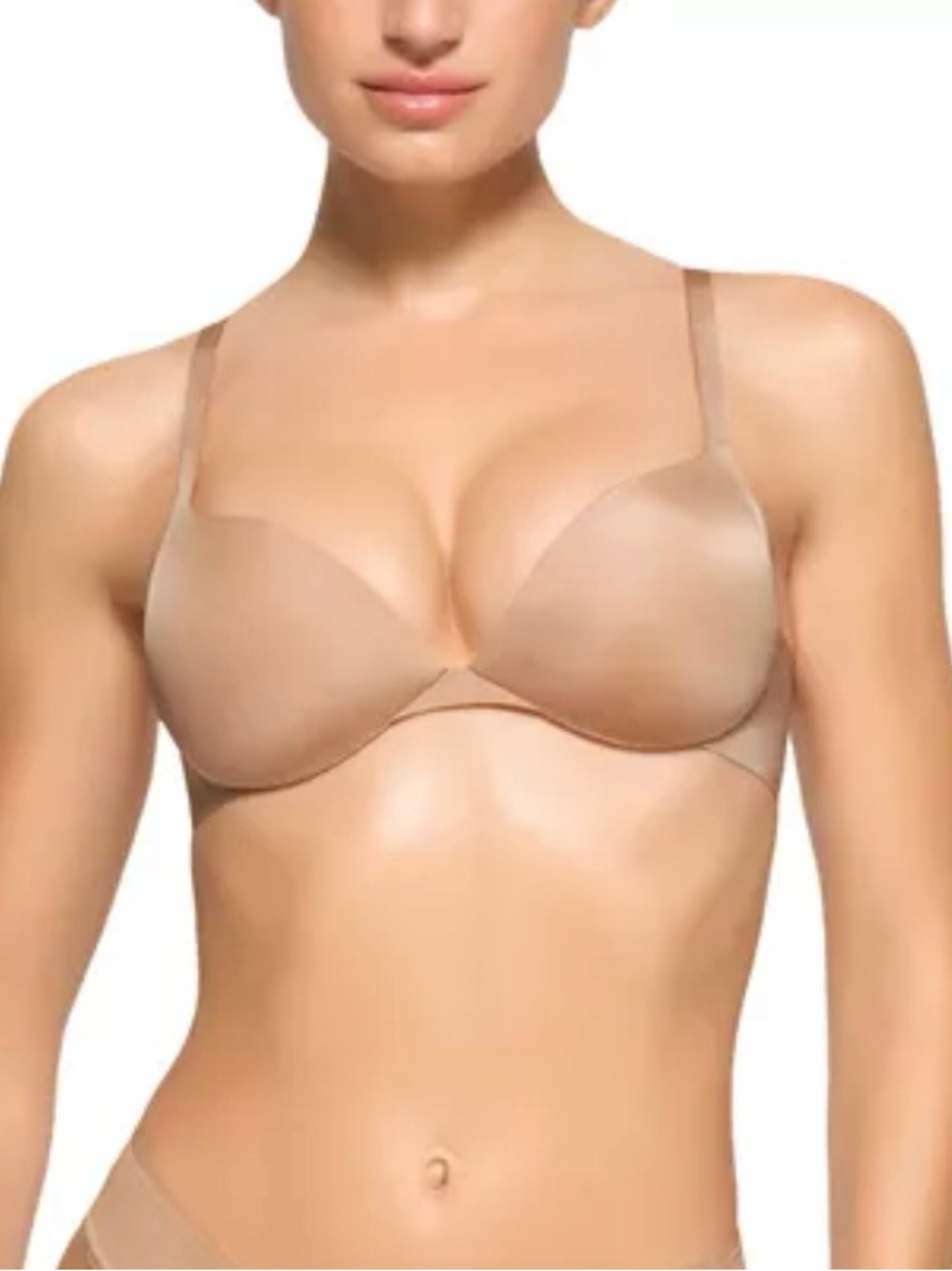 NWT SKIMS- Ultimate Teardrop Push Up Plunge Bra Clay Size 36D